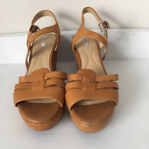 Geox Respira Women Italian Sandal Leather Size 5